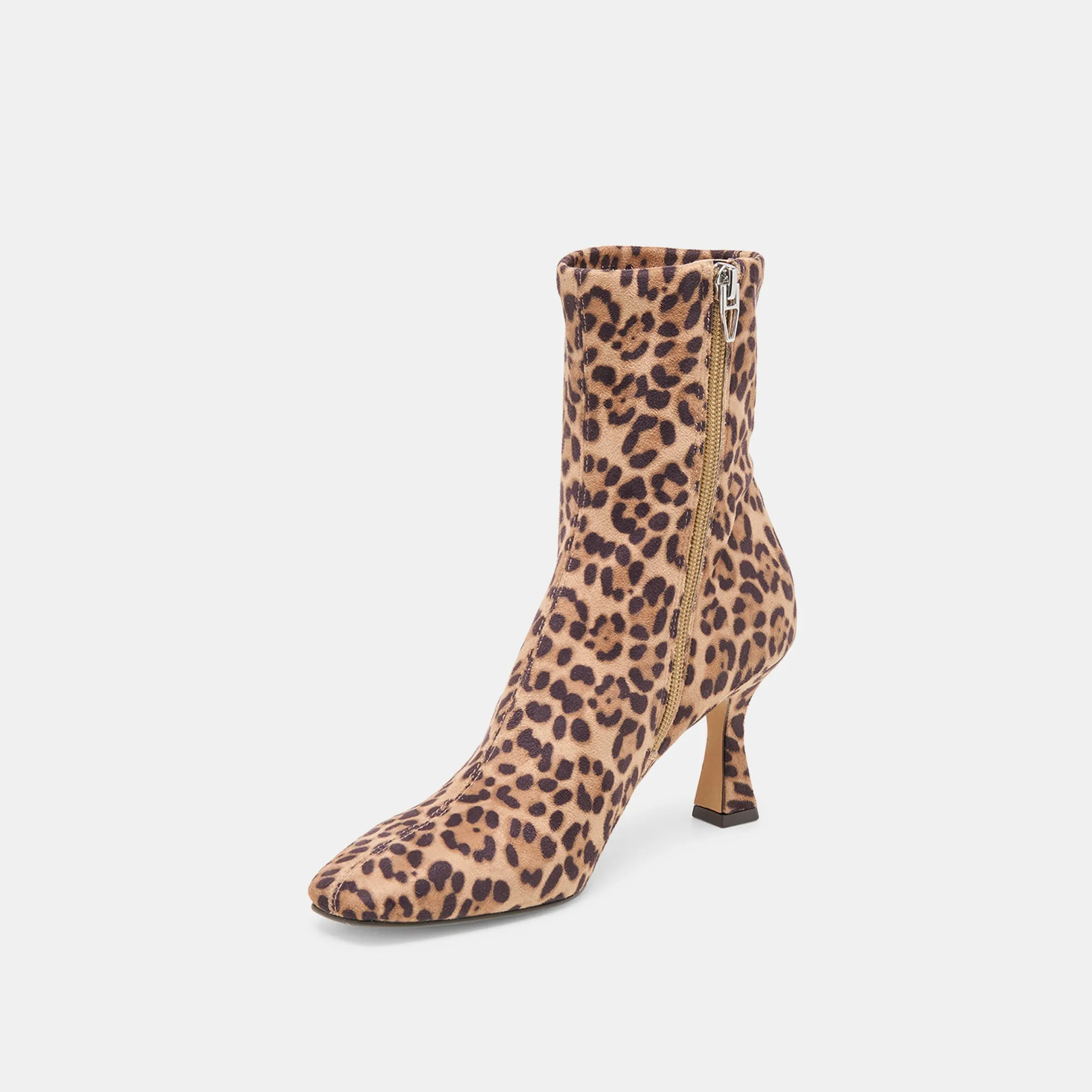 Vintage Style day trip GLAMOR BOOTS DK LEOPARD STELLA SUEDE