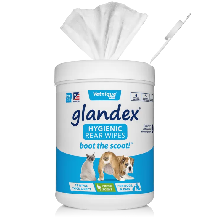 Glandex Anal Gland Hygienic Pet Wipes