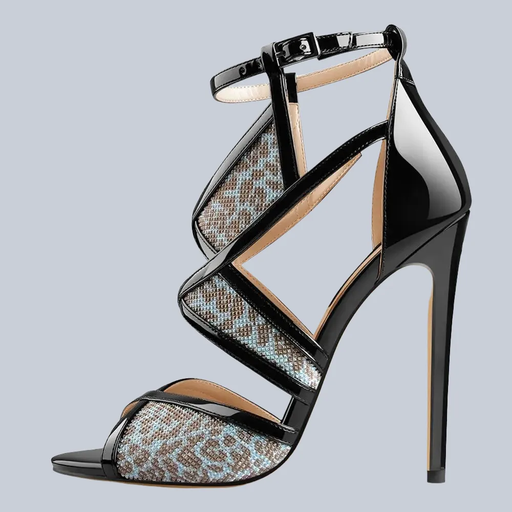 Glitter Gold Heels
