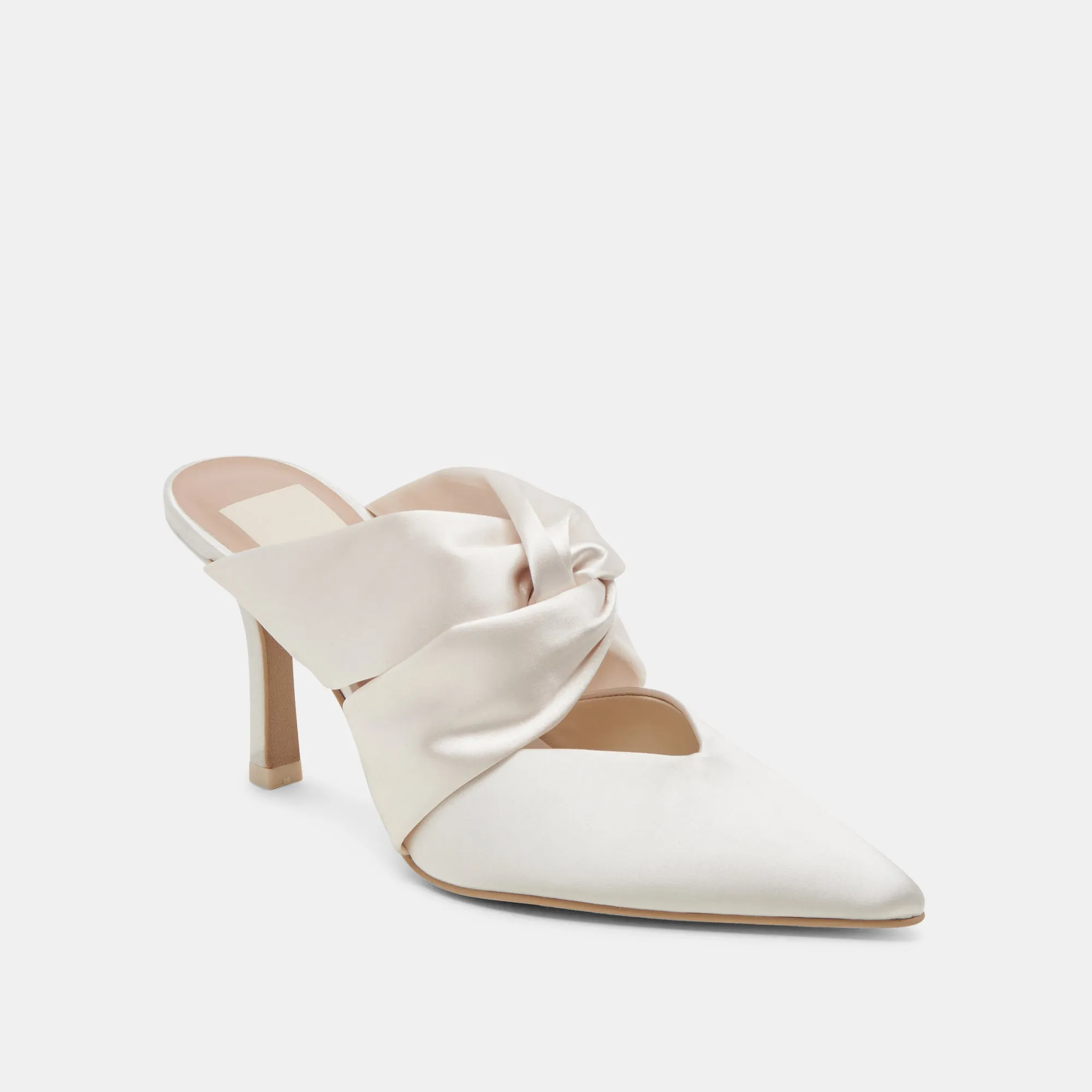 Street Proof Posture Spark KELSY HEELS CREME SATIN