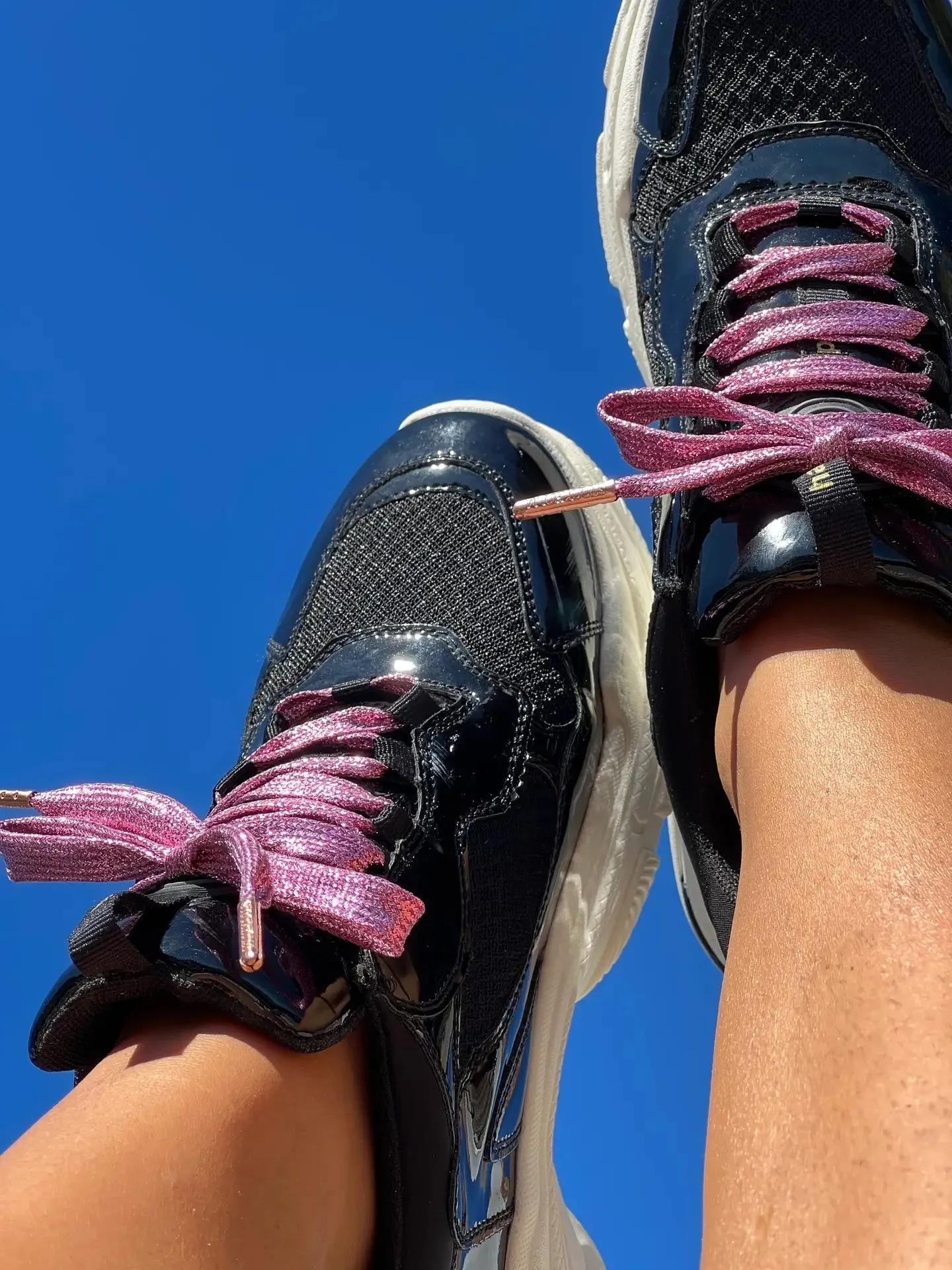 Glitter Pink - Shoelaces