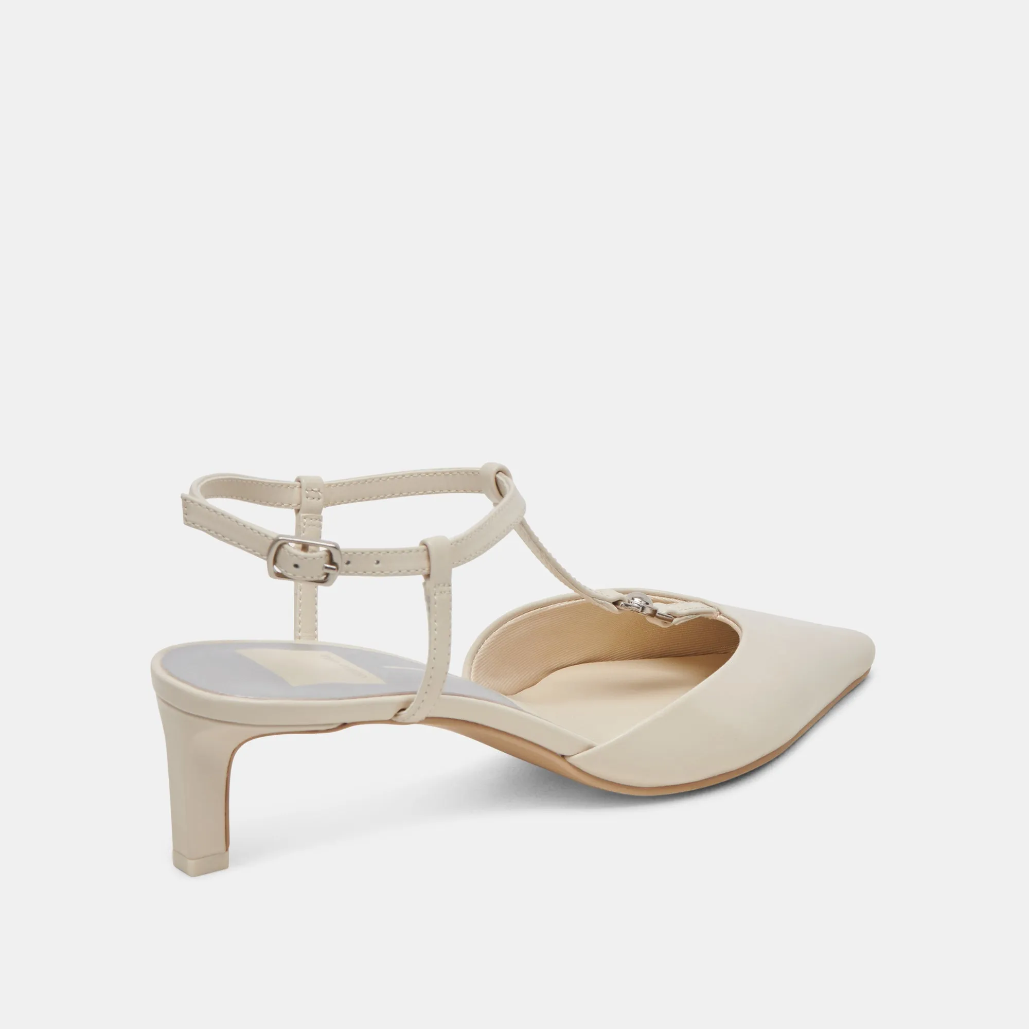 Weather Safe Street Spark LAVON HEELS IVORY LEATHER