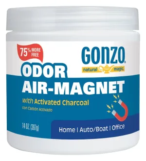 Gonzo 4158 Odor Air Magnet, Floral, 14 oz, Solid :EA: QUANTITY: 1