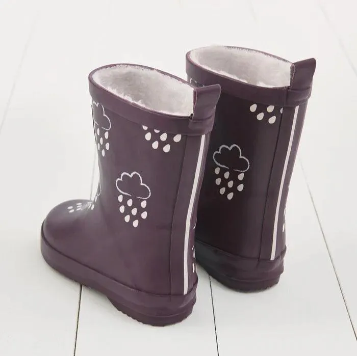 Grass & Air Kids Colour Changing Wellies (Amethyst Purple)