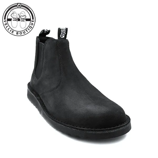 Grasshoppers Tyson Chelsea Boot - Black Dallas