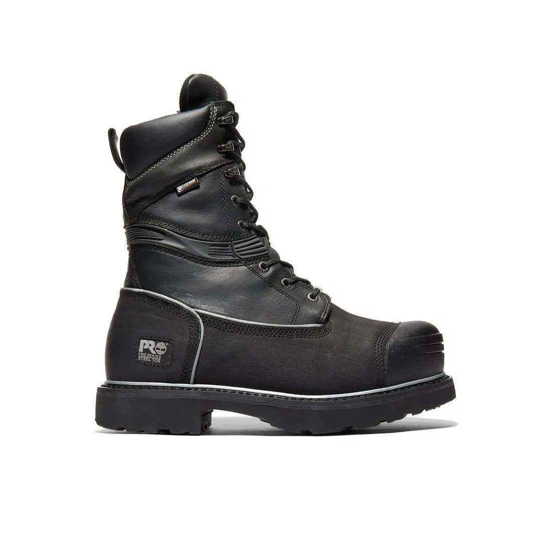 Gravel Pit Img 10-Inch Waterproof Met Guard Steel-Toe Work Boot Sp Ins 400G Black