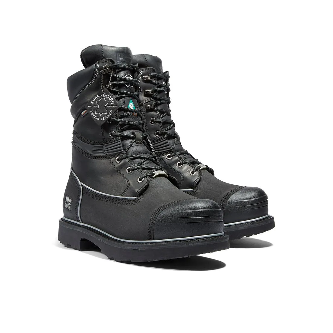 Gravel Pit Img 10-Inch Waterproof Met Guard Steel-Toe Work Boot Sp Ins 400G Black
