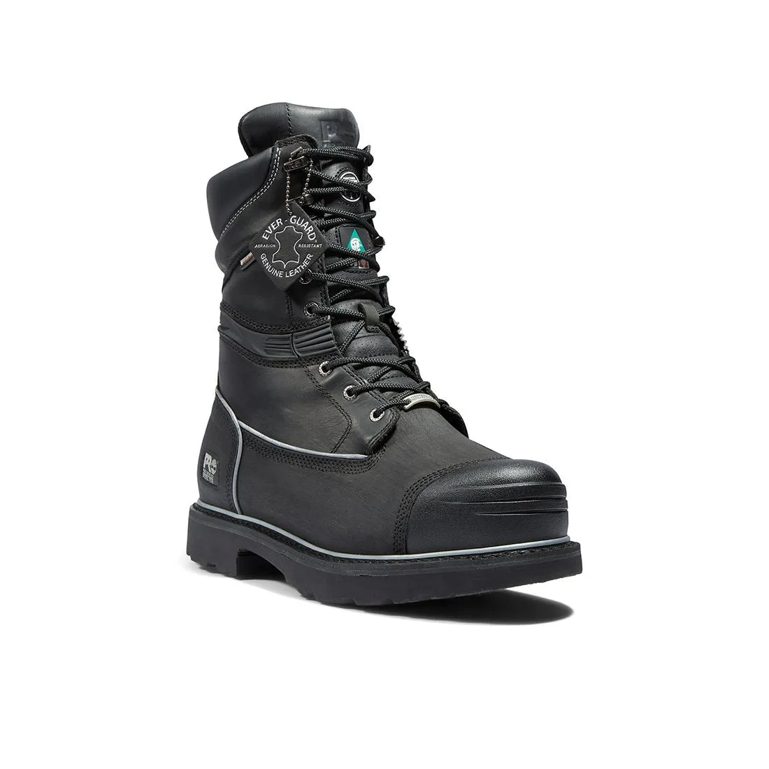 Gravel Pit Img 10-Inch Waterproof Met Guard Steel-Toe Work Boot Sp Ins 400G Black