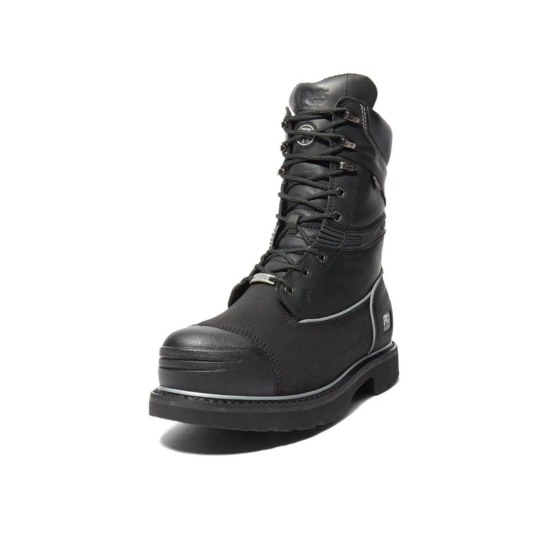 Gravel Pit Img 10-Inch Waterproof Met Guard Steel-Toe Work Boot Sp Ins 400G Black