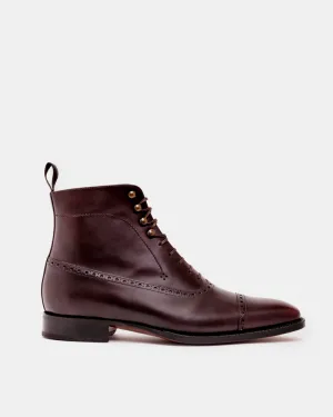 Breathable Urban Traveler Museum Oxblood Balmoral Brogue Boot