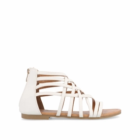 Airflow channels Breathable Walking HANNI GLADIATOR SANDALS IN VEGAN LEATHER