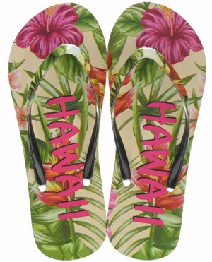 Hawaiian Breeze: The Comfy and Stylish Floral Flip Flops for Ladies - Plenny Styles