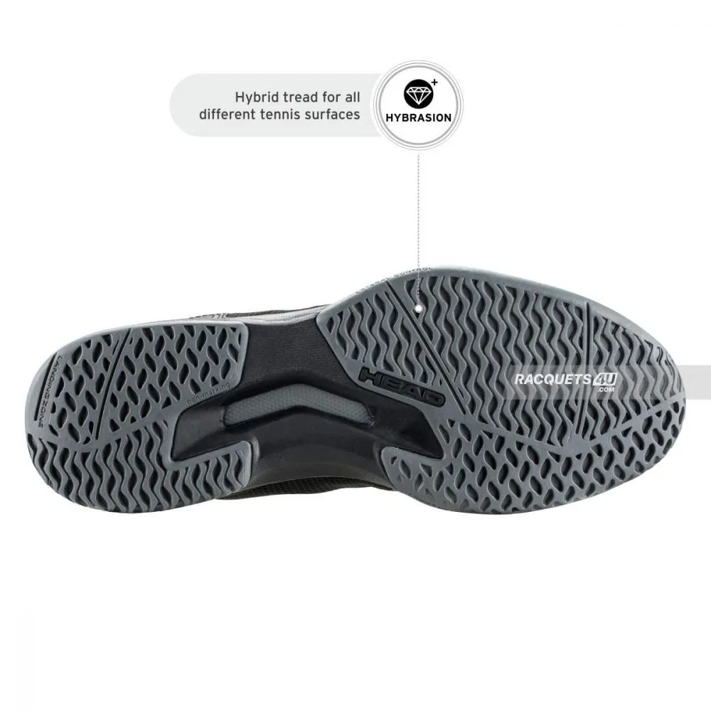 HEAD SPRINT TEAM 3.5 TENNIS SHOES (BLACK)