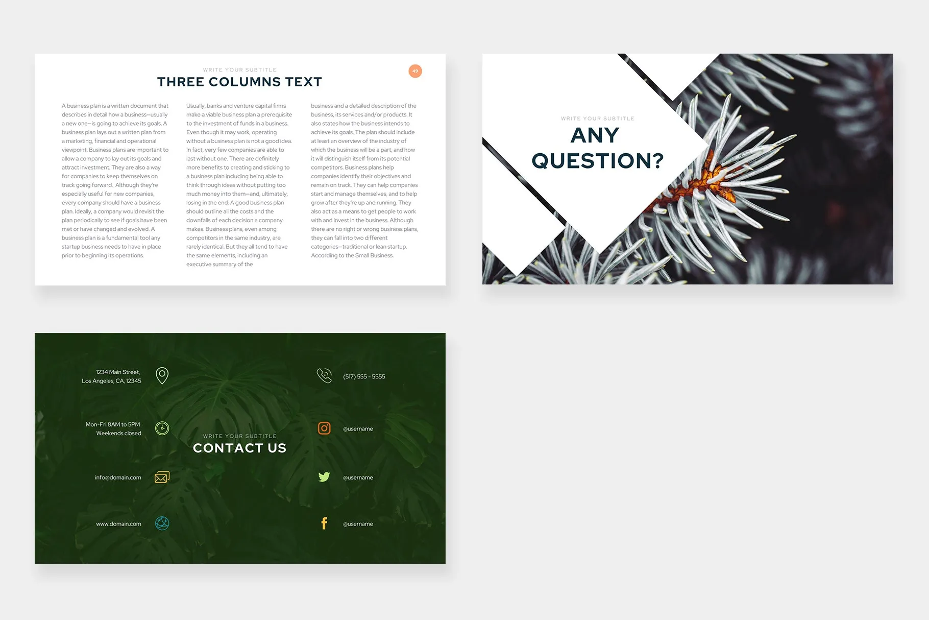 Heartleaf Google Slides Template