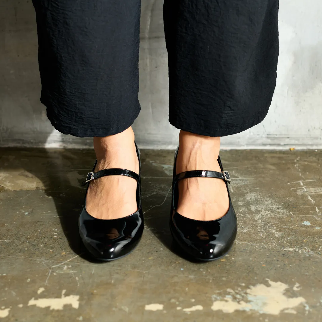 Helena - Black Patent Leather