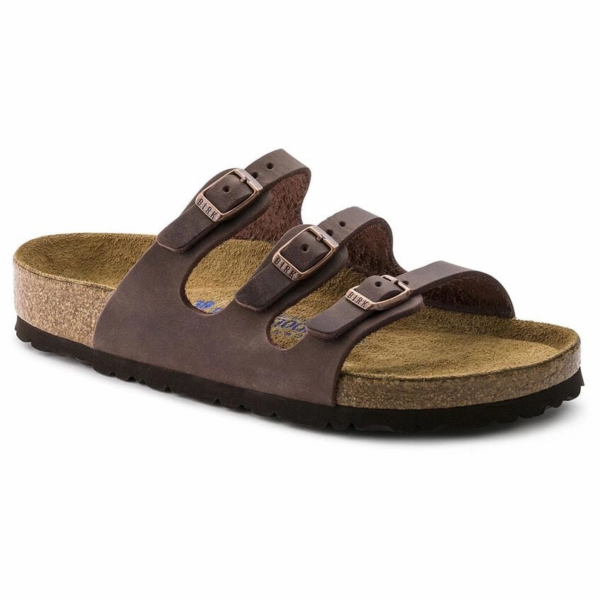 Stabilizing Heel Cup Flexible Outsole BIRKENSTOCK FLORIDA SOFT FOOTBED WOMEN'S