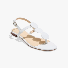 Sponge Padding Worth Leather Flat Sandal