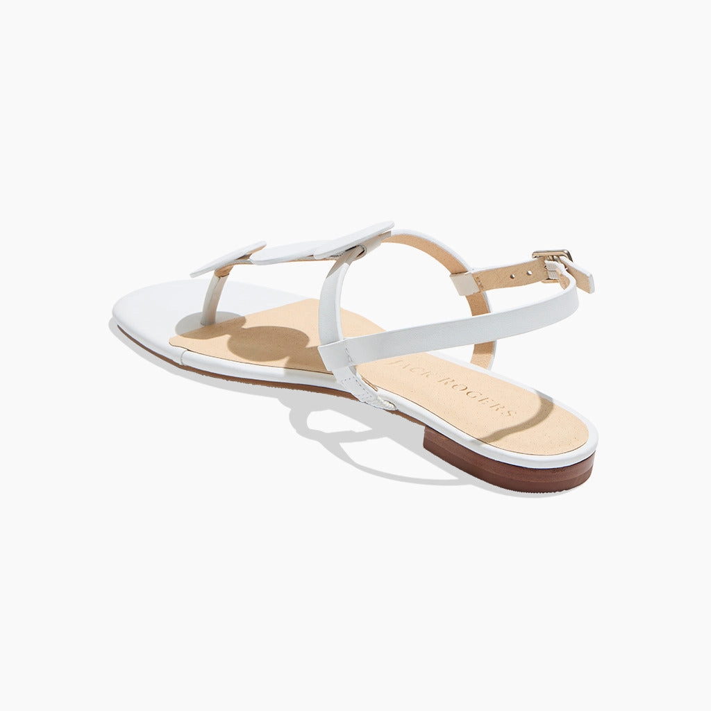 Worth Leather Flat Sandal Simple Glam