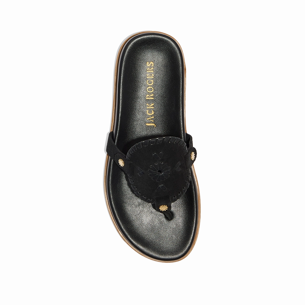 Collins Suede Casual Sandal Back Help