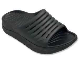 Hoka Ora Recovery Slides For Women's In Black