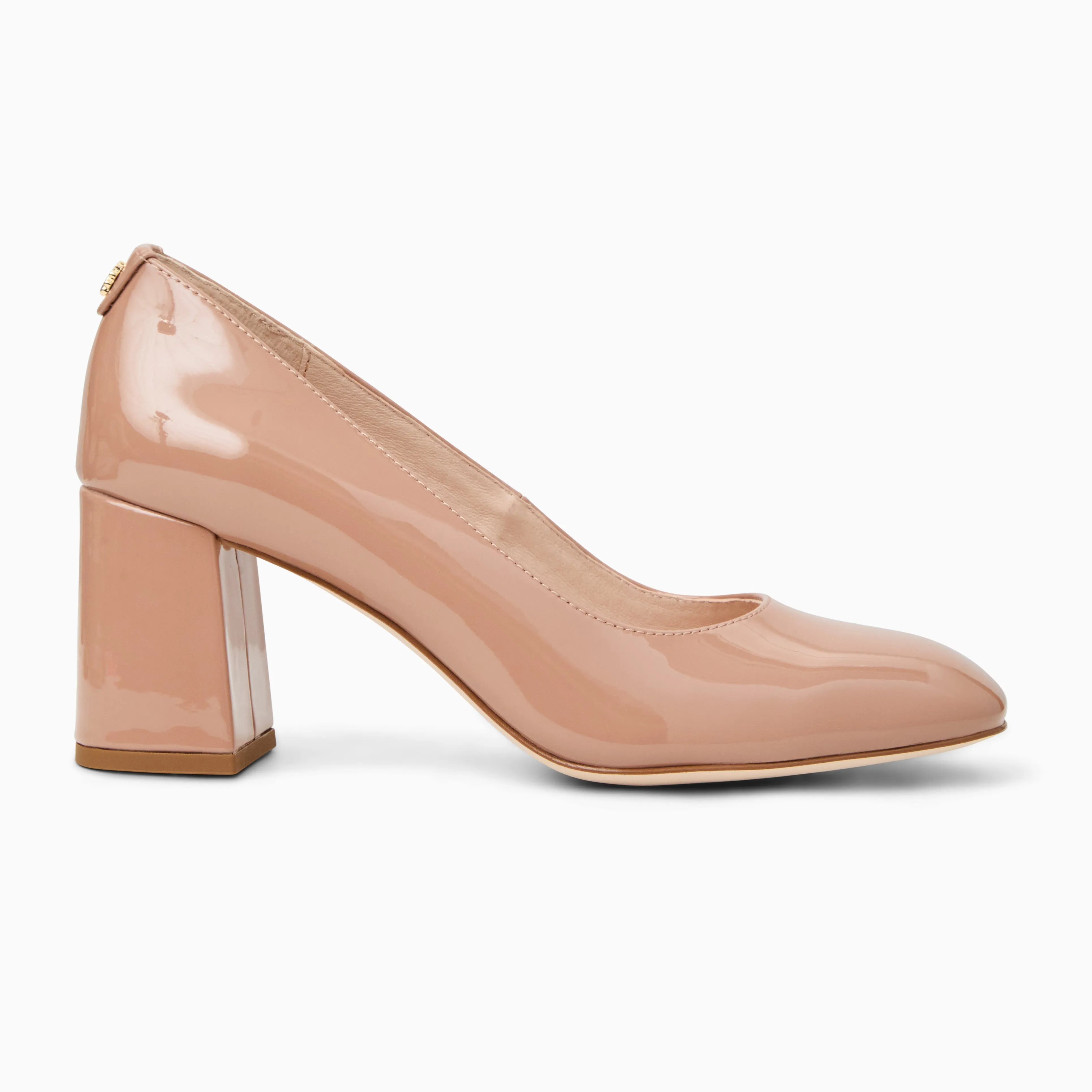 Lenora Leather Pump Heel Gift Guard