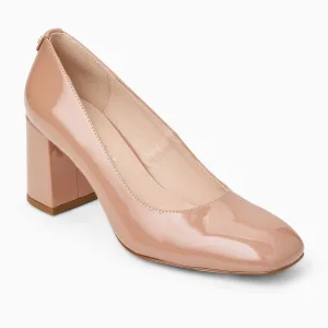 Leg Length Lenora Leather Pump Heel