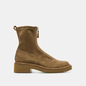 High Traction Outdoor Trek Fashion Comfort SHANTE BOOTS DK OLIVE STELLA SUEDE