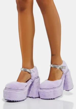 In My Feelings Fuzzy Mary Janes