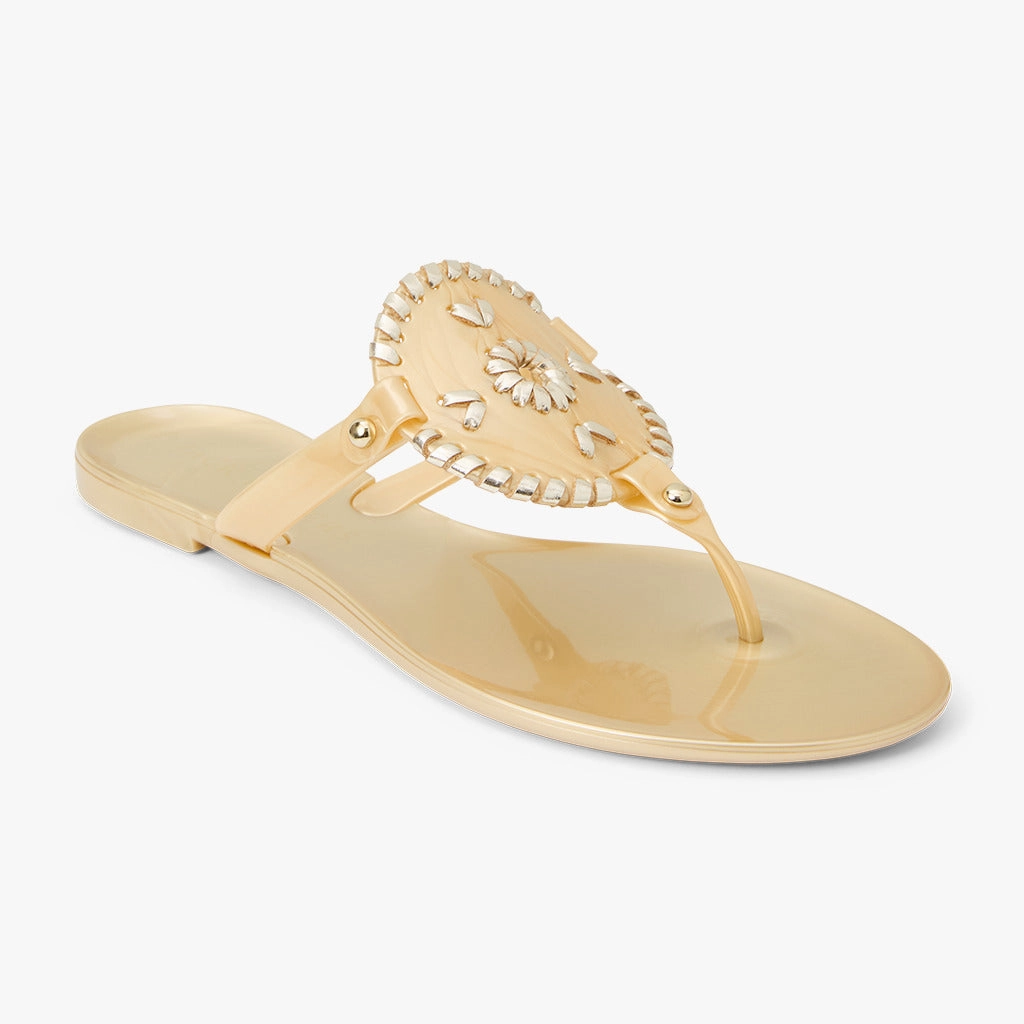 Multi Angle Traction Nodes Collins Jelly Flat Sandal