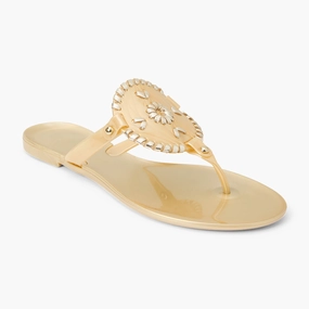 Multi Angle Traction Nodes Collins Jelly Flat Sandal