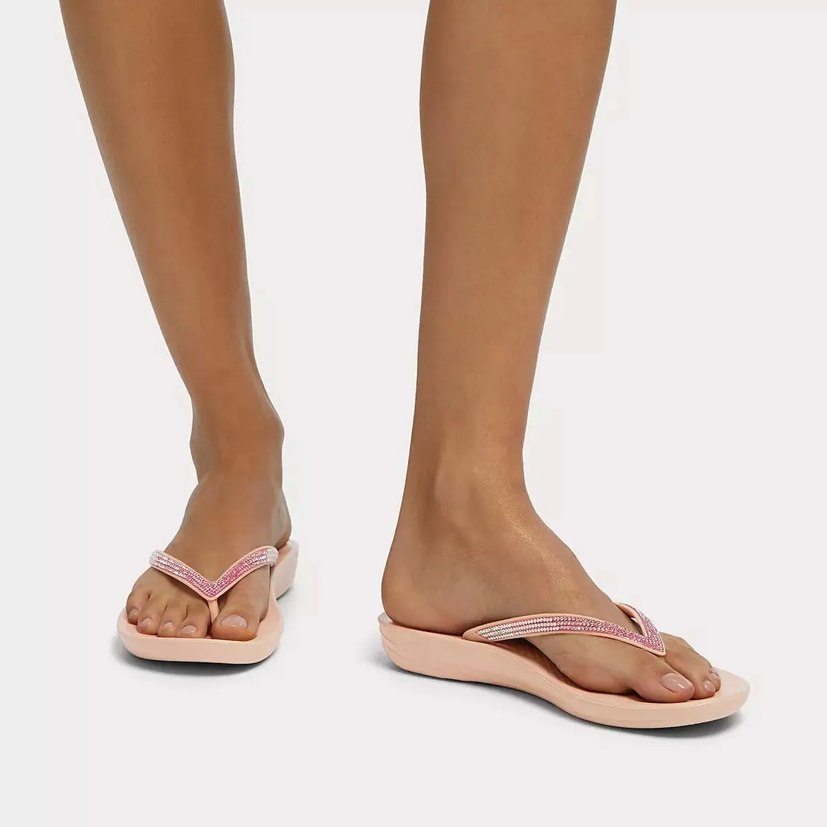 iQUSHION Ombre Sparkle Flip-Flops