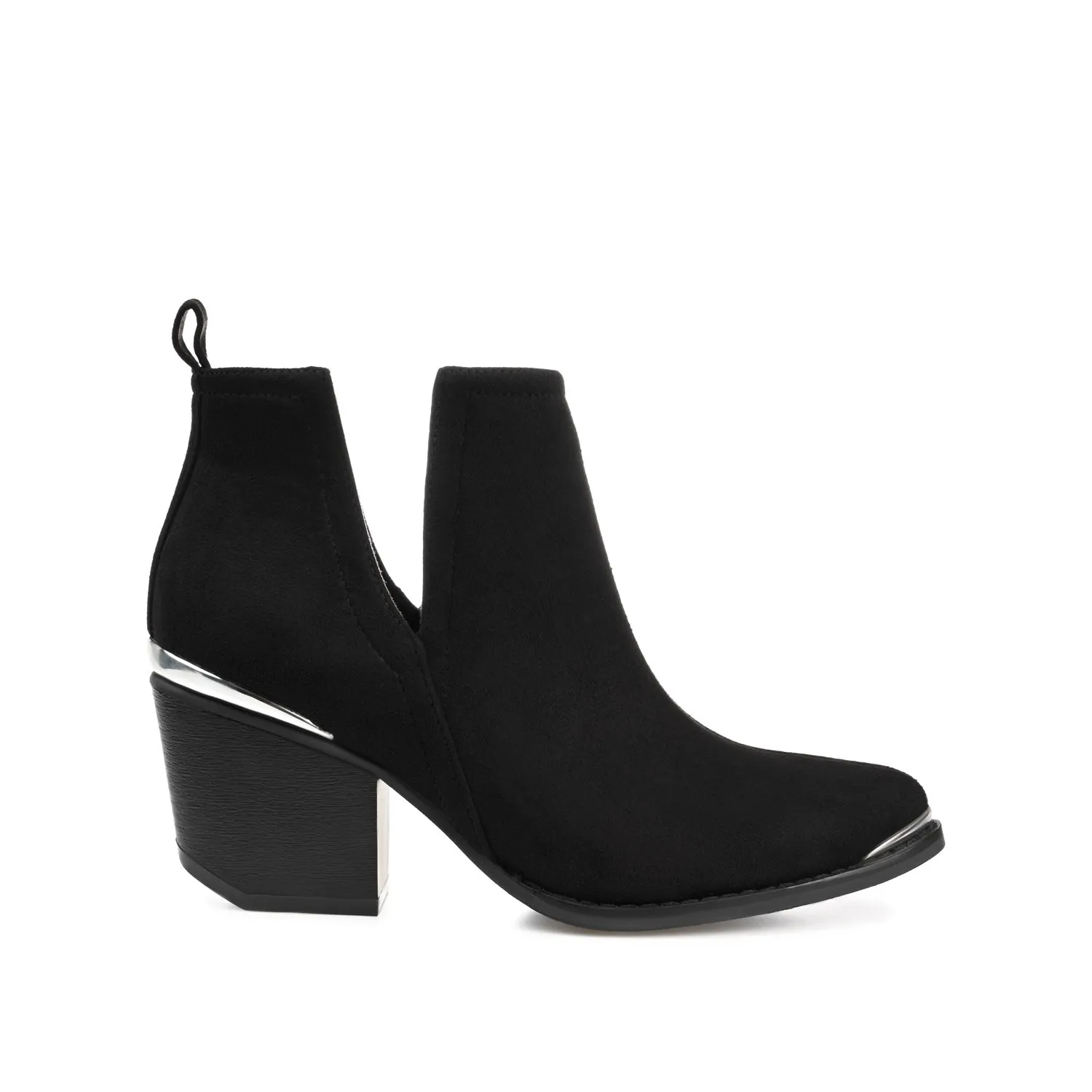 ISSLA CUTOUT BOOTIES IN FAUX SUEDE Low Profile All Day Wear Summer Friendly