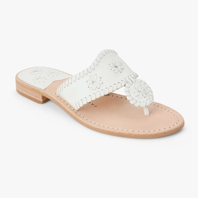 Cool Texture Jacks Leather Flat Sandal