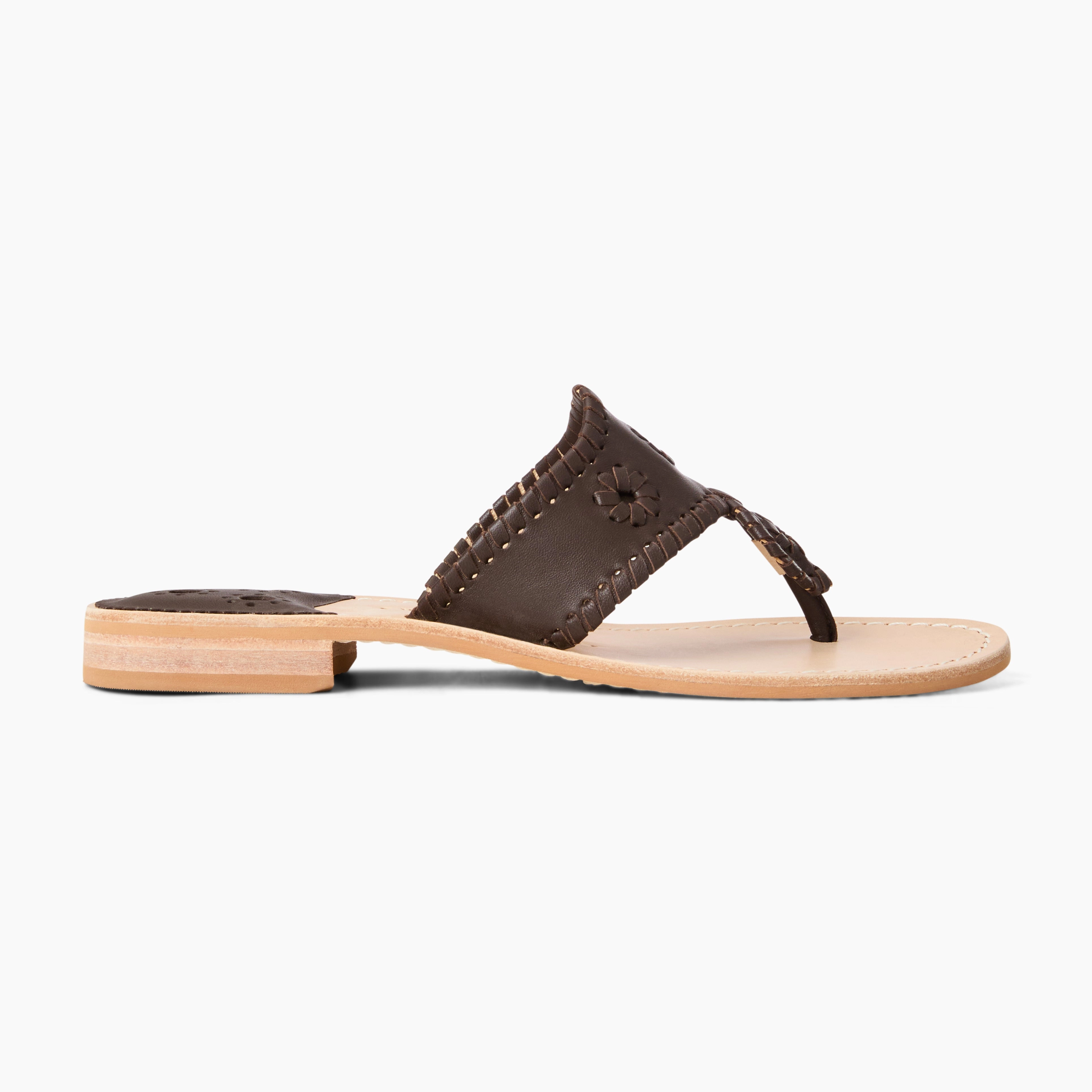Jacks Leather Flat Sandal Beach Footwear Travel Friendly