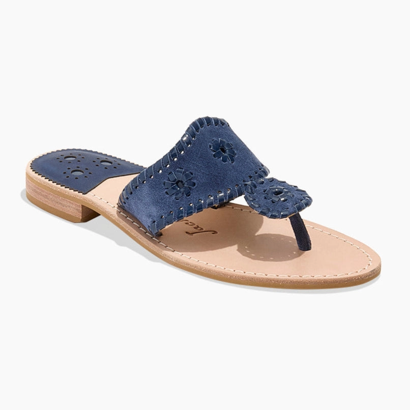 Chic Flip-flops for Men Trendy Footwear For Travel Jacks Suede Flat Sandal