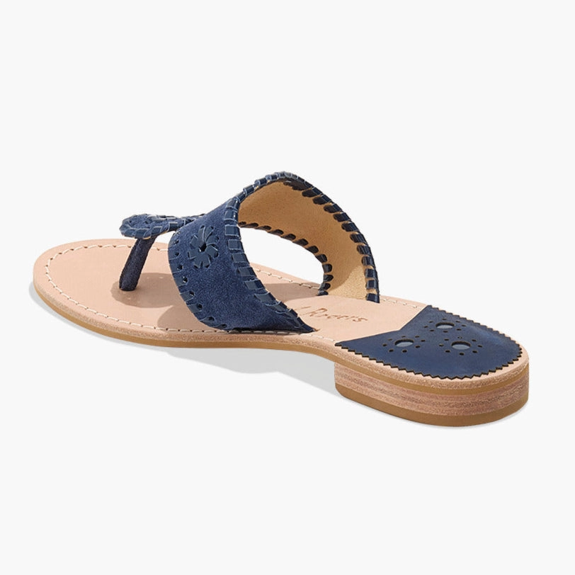 Customizable Jacks Suede Flat Sandal