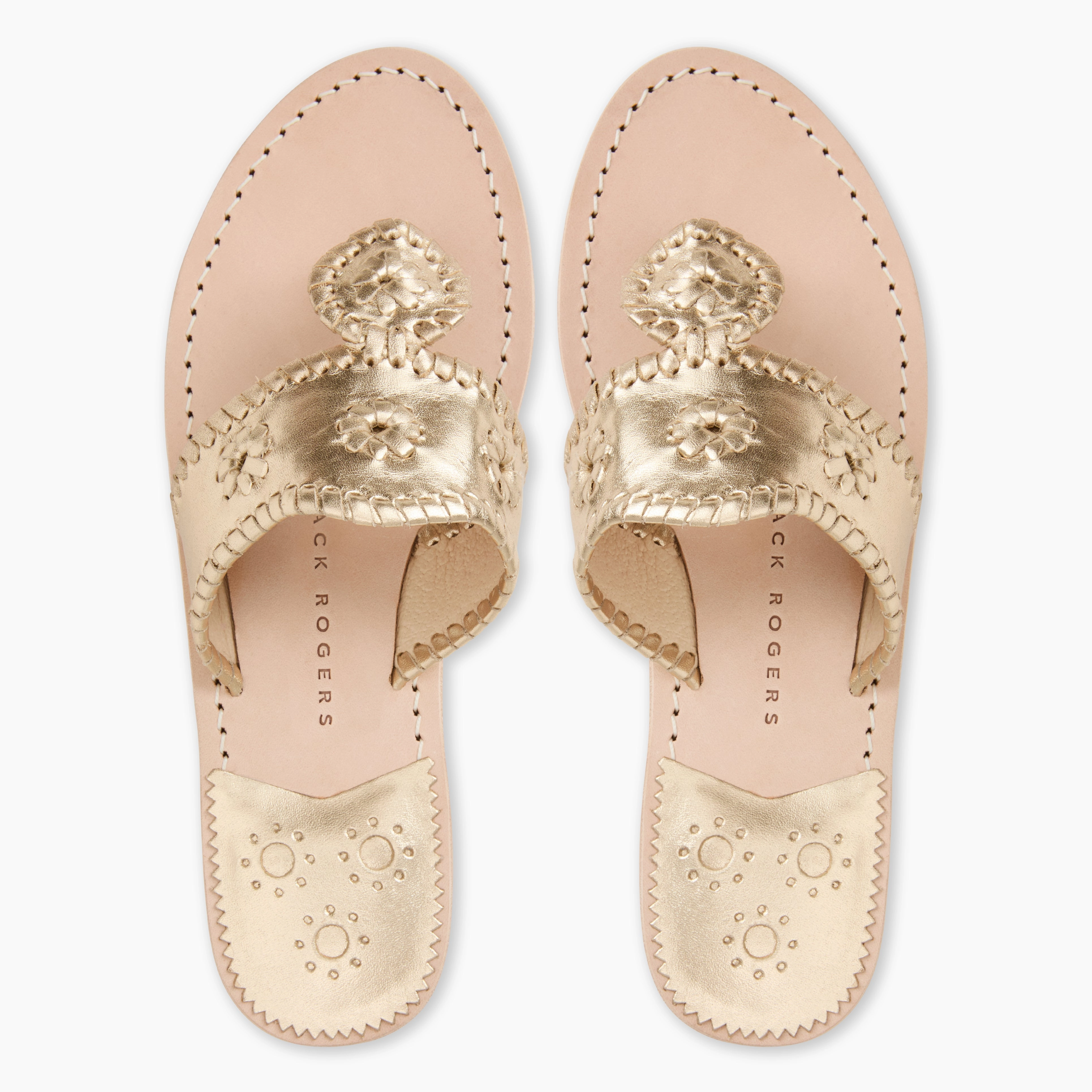 Jacks Wide Width Leather Flat Sandal Sandal Insoles