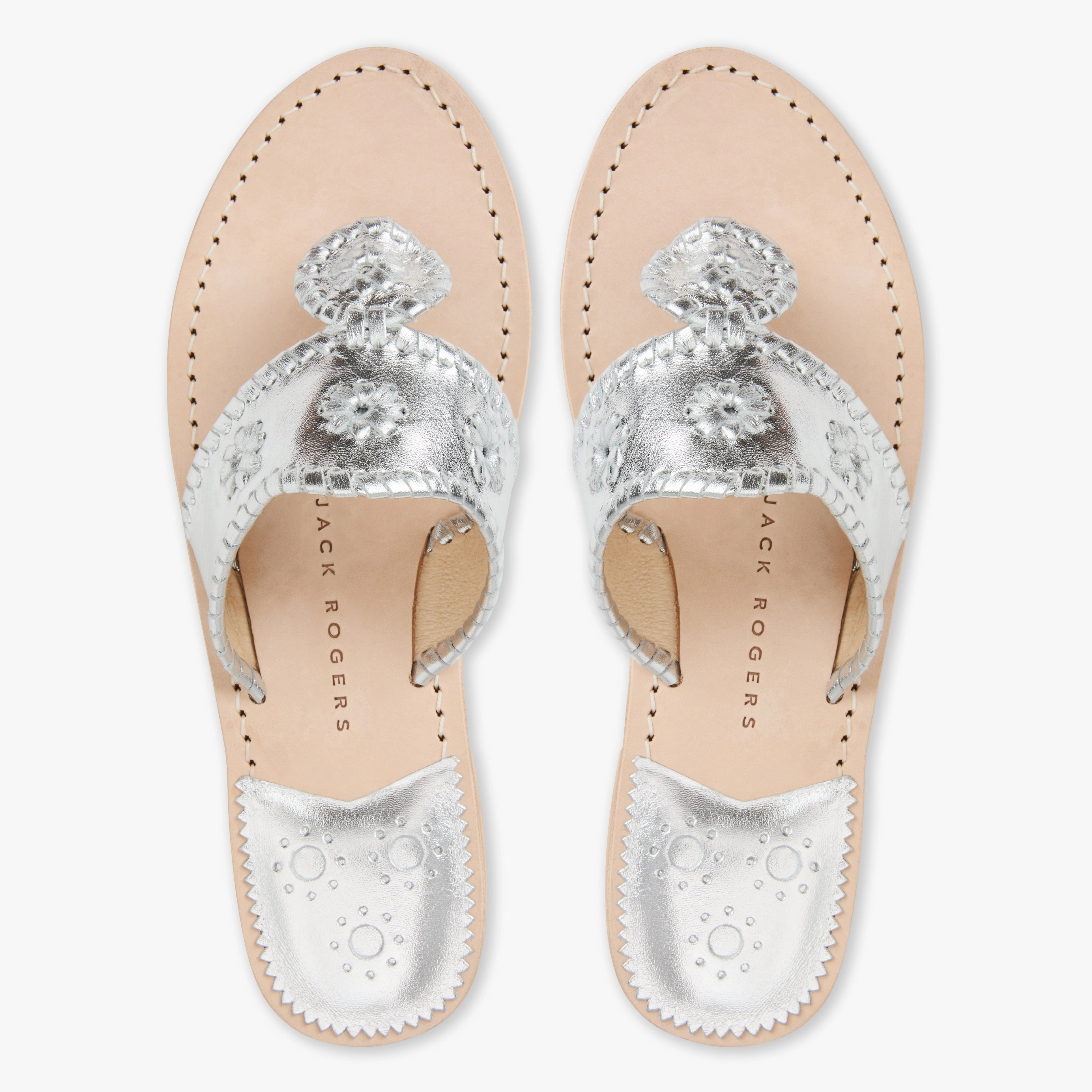 Slip Resistant Sole Multi Strap Jacks Wide Width Leather Flat Sandal