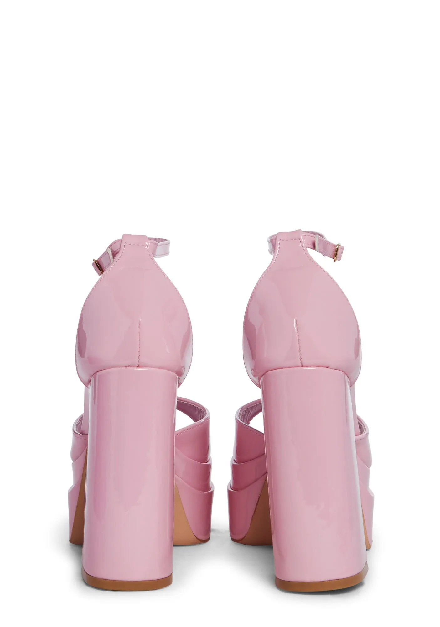 Jealous Heart Platform Heels - Pink