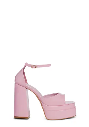 Jealous Heart Platform Heels - Pink