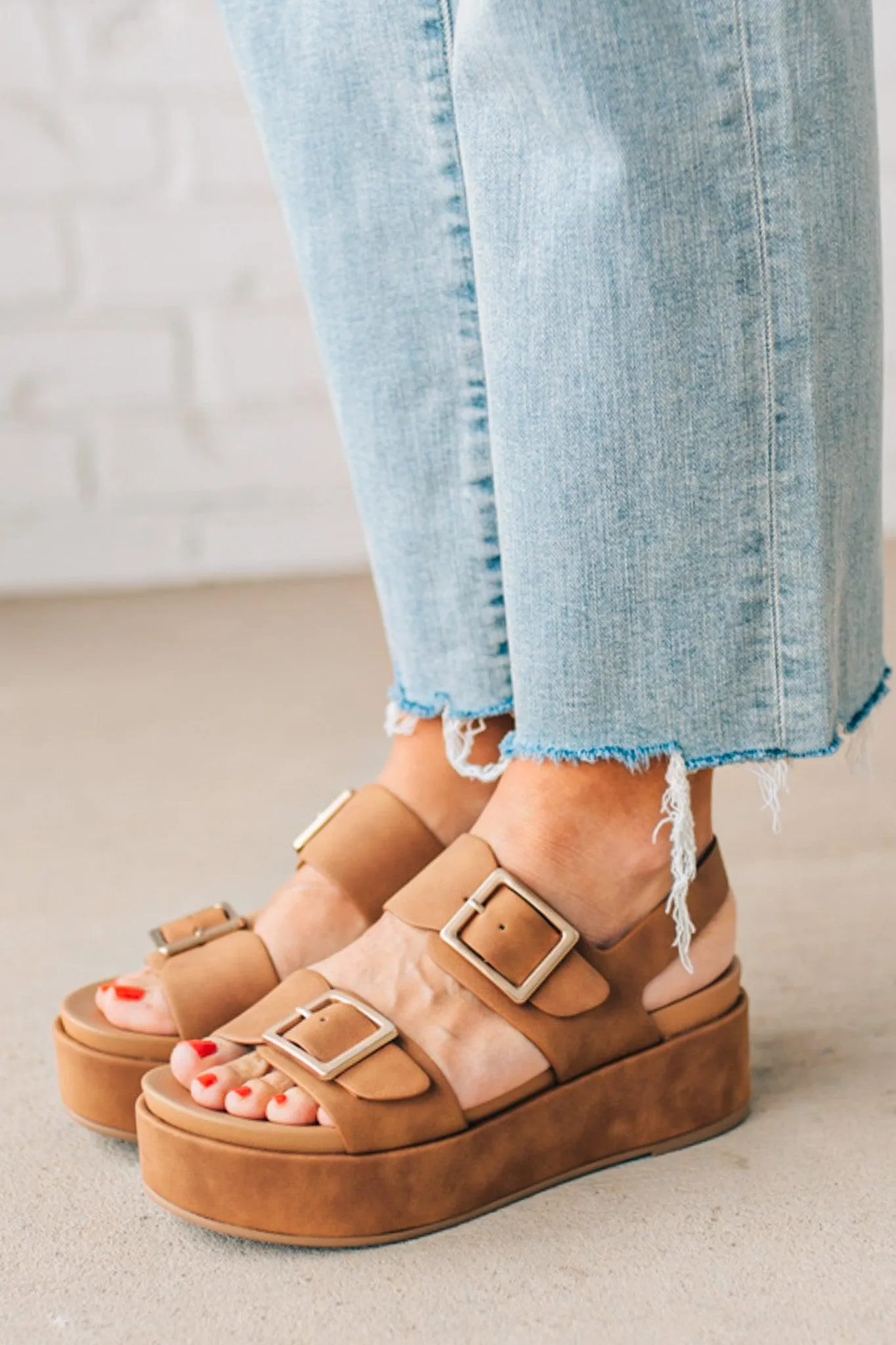 Jessie Slingbag Platform Sandals