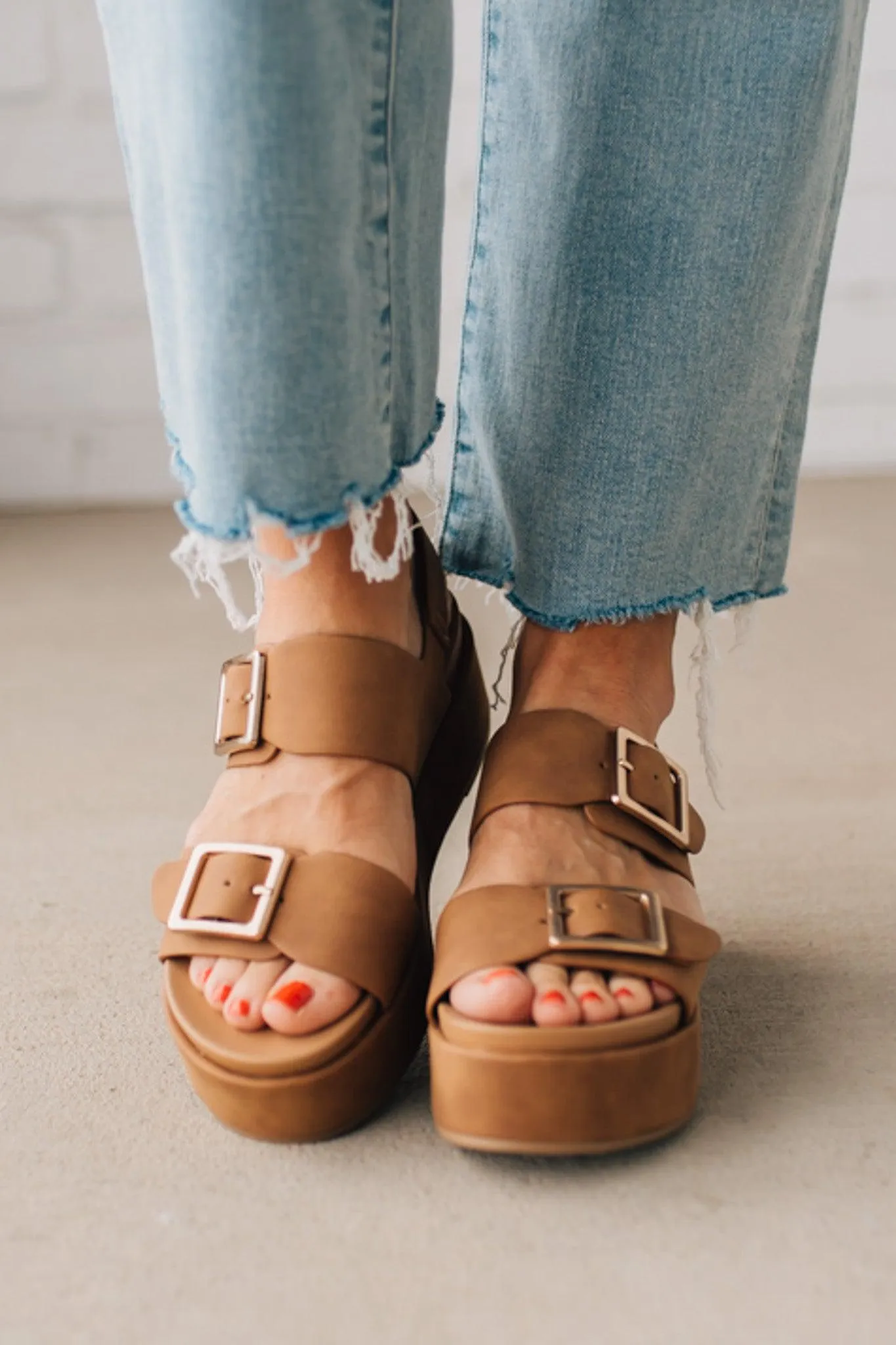 Jessie Slingbag Platform Sandals