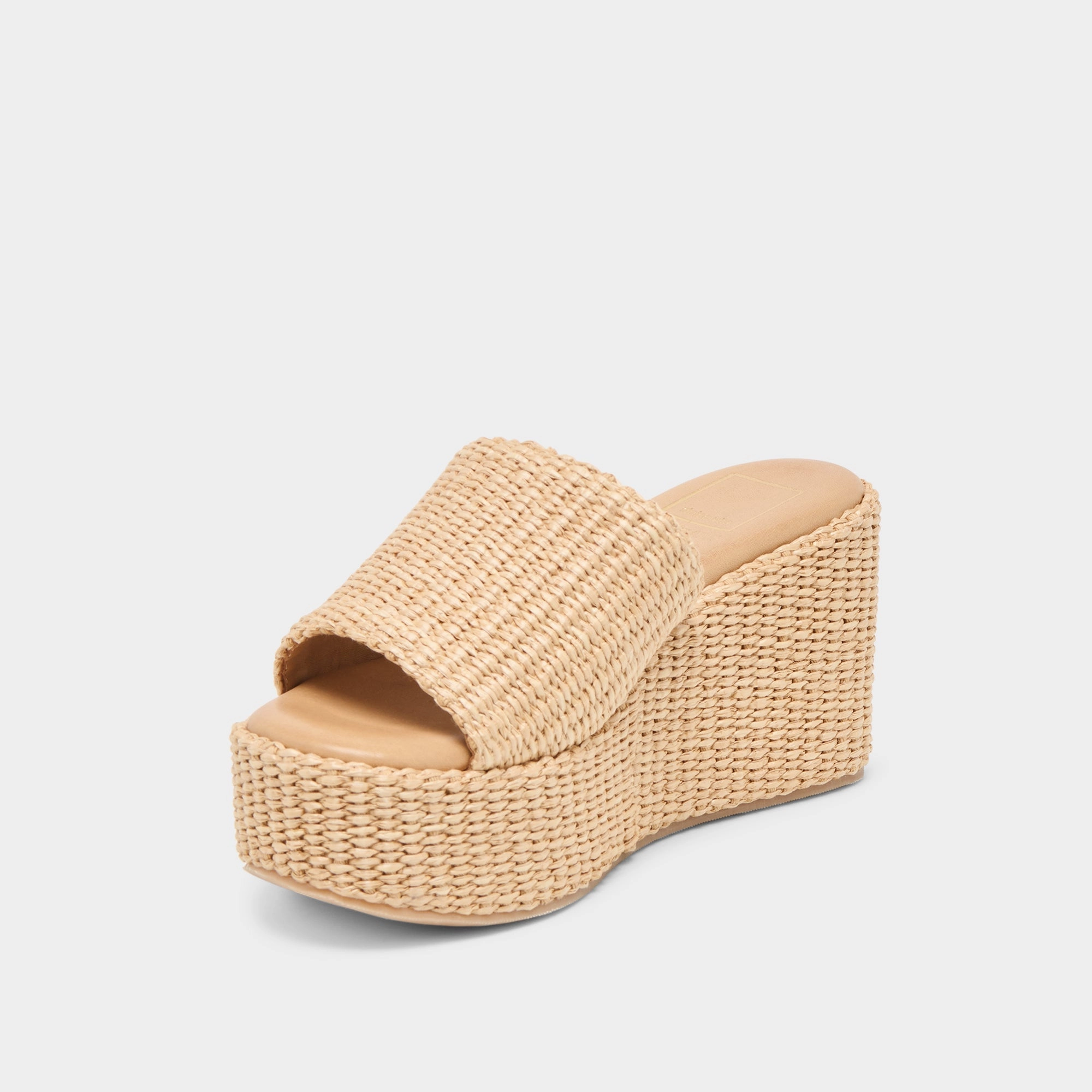 JOCLYN WEDGES LT NATURAL RAFFIA Slim flexibility