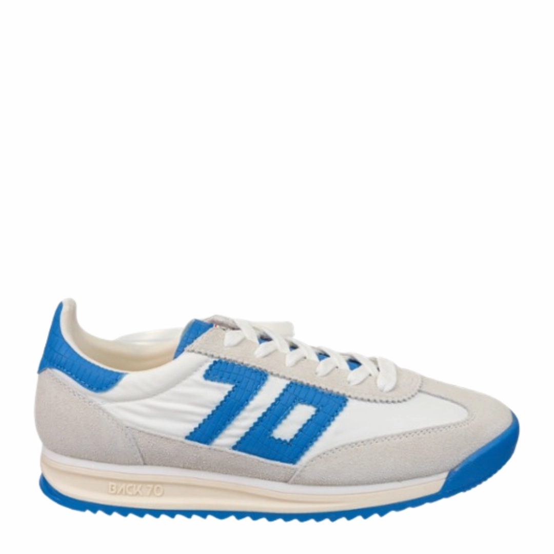 Wide Toe Box Construction Jogger in French Blue