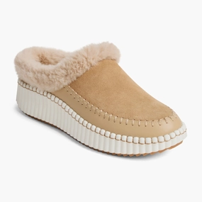 Jolie Suede Slip-On Platform Sneaker Clog Shop Glow Model Look