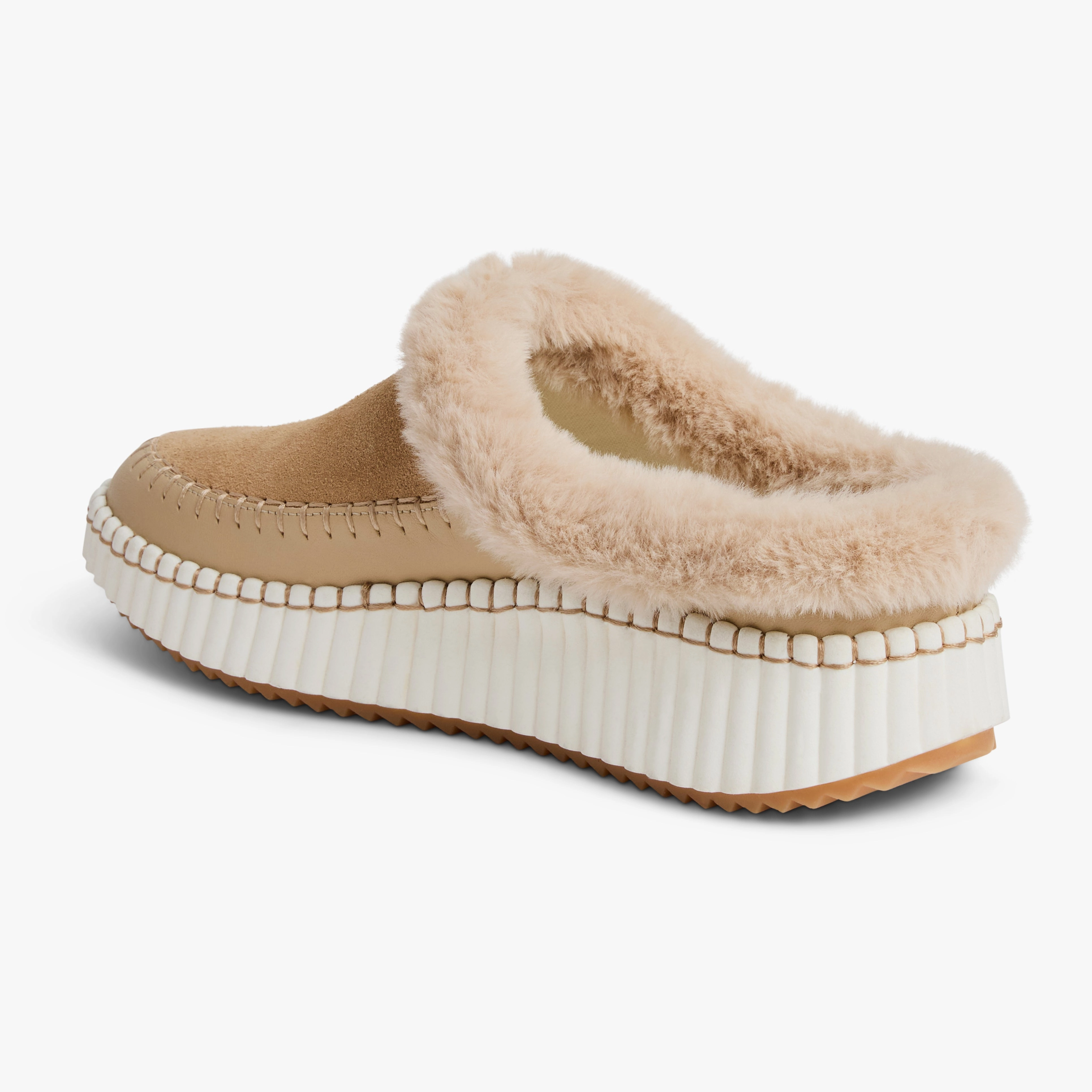 Park Leisure Jolie Suede Slip-On Platform Sneaker Clog