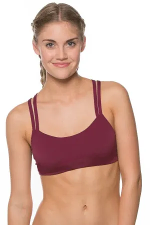 JOLYN Fendrick bikini Top - Cabernet