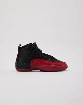 Dynamic look high - cut Jordan Air Jordan 12 Retro 'Flu Game' Grade-School
