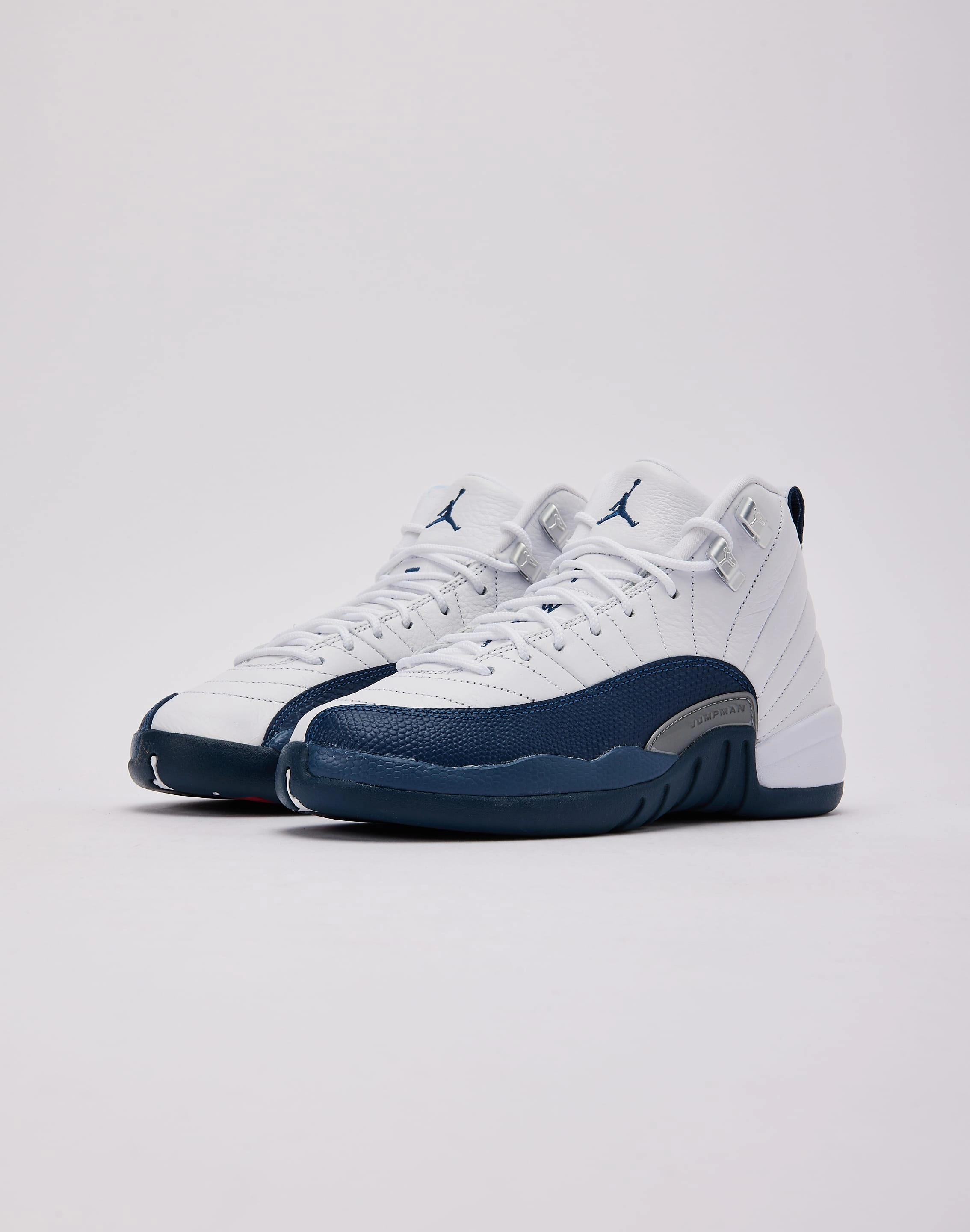 Jordan Air Jordan 12 Retro 'French Blue and White' Grade-School fitness freaks - specific features Slip Resistant Tread