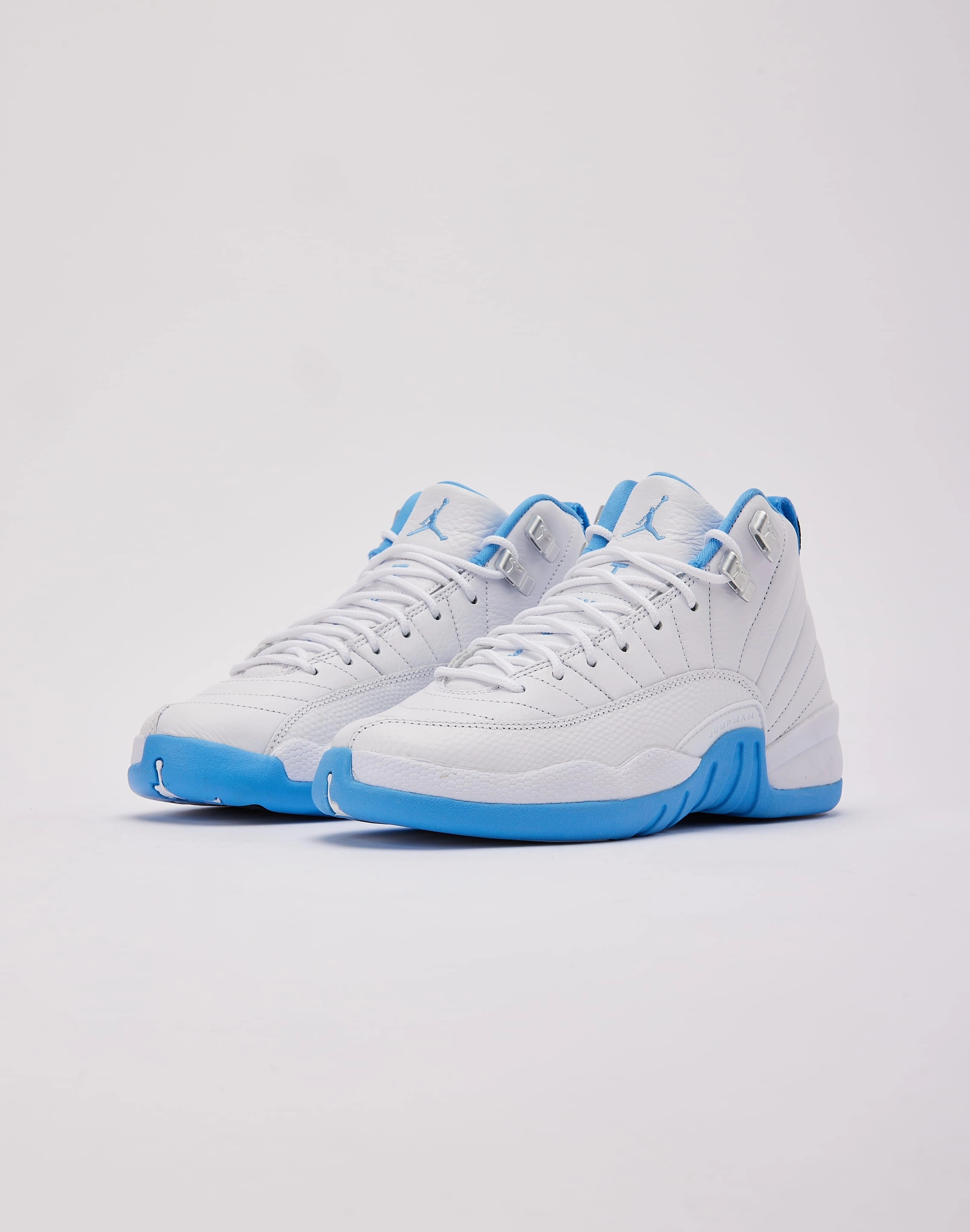 Low - cost Jordan Air Jordan 12 Retro 'White and University Blue' Grade-School